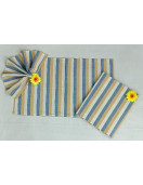 BEDSHEET STRIPE 60X90 2 PILLOW COVER