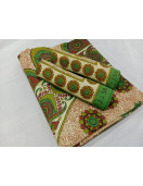 BEDSHEET JAIPUR PRINTED 90X108 2 PILLOW COVER