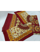 BEDSHEET JAIPUR PRINTED 90X108 2 PILLOW COVER