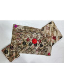 BEDSHEET MEERUT PRINTED 90X108 2 PILLOW COVER