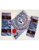 BEDSHEET MEERUT PRINTED 90X108 2 PILLOW COVER