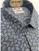 Polyester Cotton Plain Printed Slim Fit Shirts 40sCPx40s CP60 Cotton40 Polyester40FS