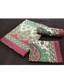 BEDSHEET JAIPUR PRINTED 60X90 2 PILLOW COVER