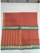 60S COTTON SAREE WITH HF ZARI BORDER