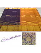 ARNI SILK HALF FINE ZARI SAREE WITH BLOUSE
