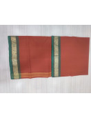 60S COTTON SAREE WITH HF ZARI BORDER