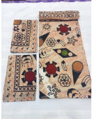 BEDSHEET MEERUT PRINTED 90X108 2 PILLOW COVER