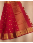 ARNI SILK HALF FINE ZARI SAREE WITH BLOUSE