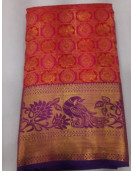 ARNI SILK HALF FINE ZARI SAREE WITH BLOUSE