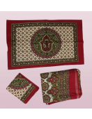 BEDSHEET JAIPUR PRINTED 90X108 2 PILLOW COVER