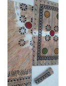 BEDSHEET MEERUT PRINTED 90X108 2 PILLOW COVER