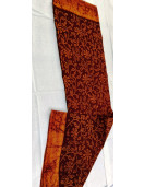 PL COTTON SAREES WITH SOLID WAX CRACK DESIGNS