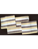 BEDSHEET STRIPE 72X100 2 PILLOW COVER