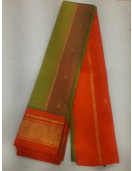 THIRUBHUVANAM HF ZARI SILK SAREE 550 MTS