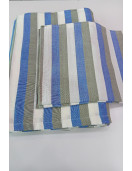 BEDSHEET STRIPE 72X100 2 PILLOW COVER