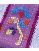 SAREES TIRUNELVELI RAYONxCOTTON Mix CHEDI BUTTA 550 cms SLNC