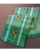 SAREES TIRUNELVELI RAYONxCOTTON Mix CHEDI BUTTA 550 cms SLNC