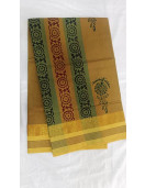 PL Salem Sarees Hand Block Printed Saree