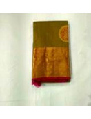 ARNI SILK HALF FINE ZARI SAREE WITH BLOUSE