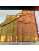 ARNI SILK HALF FINE ZARI SAREE WITH BLOUSE