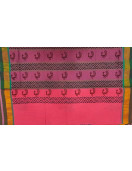 PL Salem Sarees Hand Block Printed Saree