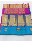 ARNI SILK HALF FINE ZARI SAREE WITH BLOUSE