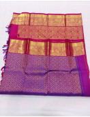 ARNI SILK HALF FINE ZARI SAREE WITH BLOUSE
