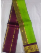 THIRUBHUVANAM HF ZARI SILK SAREE 550 MTS