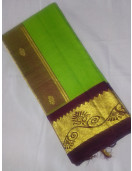 THIRUBHUVANAM HF ZARI SILK SAREE 550 MTS