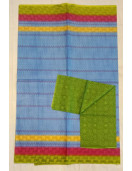 POWERLOOM PRINTED SAREES WITH BLOUSE