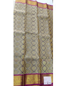 ARNI SILK HALF FINE ZARI SAREE WITH BLOUSE