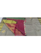 ARNI SILK HALF FINE ZARI SAREE WITH BLOUSE
