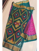 COTTON X KORA SILK TIE DYE SAREES CHINNLAPATTI
