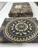 BEDSHEET BARMER PRINTED 90X108 2 PILLOW COVER