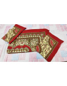 BEDSHEET JAIPUR PRINTED 90X108 2 PILLOW COVER