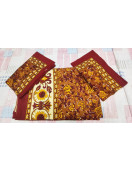 BEDSHEET JAIPUR PRINTED 90X108 2 PILLOW COVER