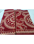 BEDSHEET BARMER PRINTED 72X100 2 PILLOW COVER