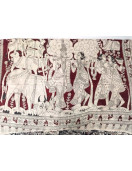 KALAMKARI PRINTED COTTON SAREE