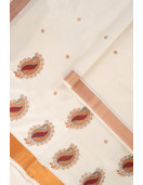 PL KERALA EMBROIDERY SAREE