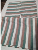 BEDSHEET STRIPE 90X108 2 PILLOW COVER