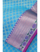 ARNI SILK HALF FINE ZARI SAREE WITH BLOUSE