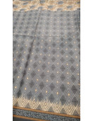 60s PRINTED COTTON SAREE