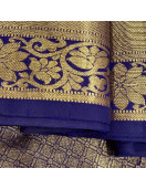 ARNI SILK HALF FINE ZARI SAREE WITH BLOUSE