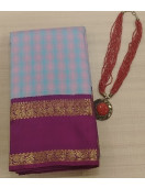 ARNI SILK HALF FINE ZARI SAREE WITH BLOUSE