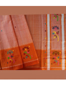 SAREES TIRUNELVELI RAYONxCOTTON Mix CHEDI BUTTA 550 cms SLNC