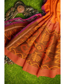 PONNAI TIE DYE SAREE WITH BLOUSE