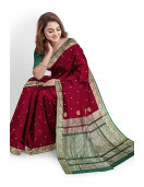 PMK BUMBERG COT SAREES WITH BLOUSE