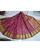 THIRUBHUVANAM HF ZARI SILK SAREE 550 MTS