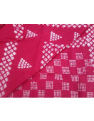 PL COTTON SAREES WITH WAX DOT PRINT DESIGNS