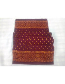 PL COTTON SAREES WITH WAX DOT PRINT DESIGNS